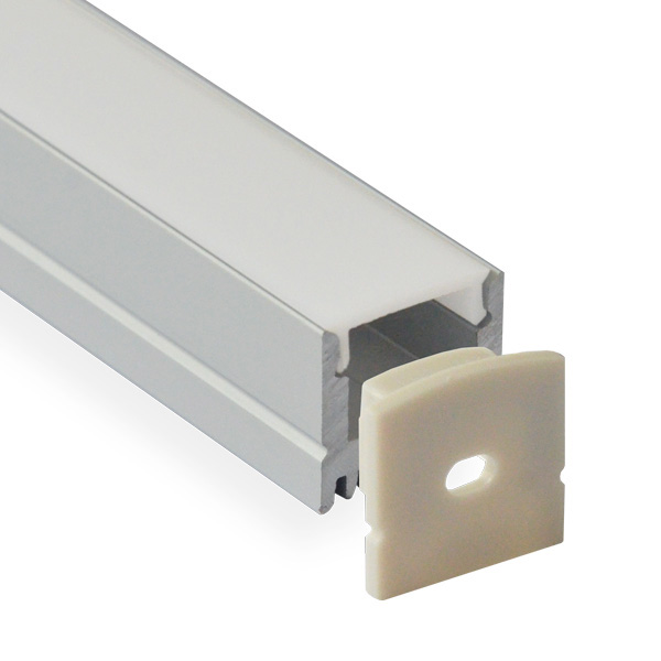 HL-BAPL027 Height 12.2mm High Power Recessed Extruded Aluminum Channel Profile Good heatsink For Width 16.97mm Ceiling and LED Pendent Lights